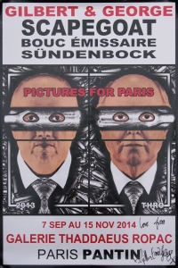 Gilbert & George - 2014 - Galerie Thaddaeus Ropac Paris (Scapegoat / Bouc Émmissaire  / Sündenbock / ARK)