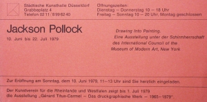 Pollock, Jackson - 1979 - Städtische Kunsthalle Düsseldorf