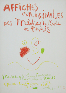 Picasso, Pablo - 1959 -  Maison de la Pensée Francaise (Affiches originales)