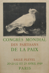Picasso, Pablo - 1949 - Salle Pleyel Paris (Congrès Mondial de la Paix)