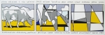 Lichtenstein, Roy - 1985 - plura edizioni milano (grafica pop / Cow going abstract)