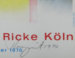 Rosenquist, James - 1970 - Galerie Rolf Ricke Köln (Slush Thrust)