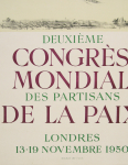 Picasso, Pablo - 1950 - London (Deuxième Congrès Mondial de la Paix)
