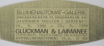 Glückman & Laimanee - 1988 - Blumenautomat-Galerie