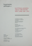 Mansen, Matthias - 1997 - kunstverein göttingen (About the house - New York 1989-1992 - Einladung)